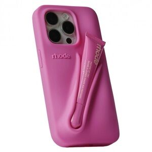 Rhode iPhone 14 Pro case in Shortcake (pink) — like new.